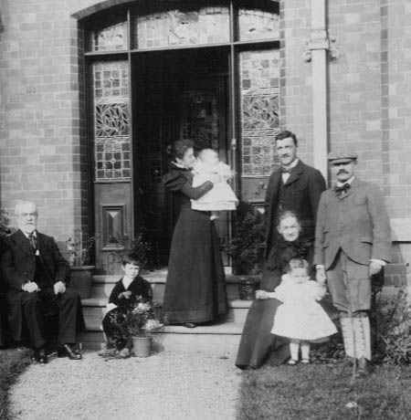 Peter with Blackburn family, cir. 1900